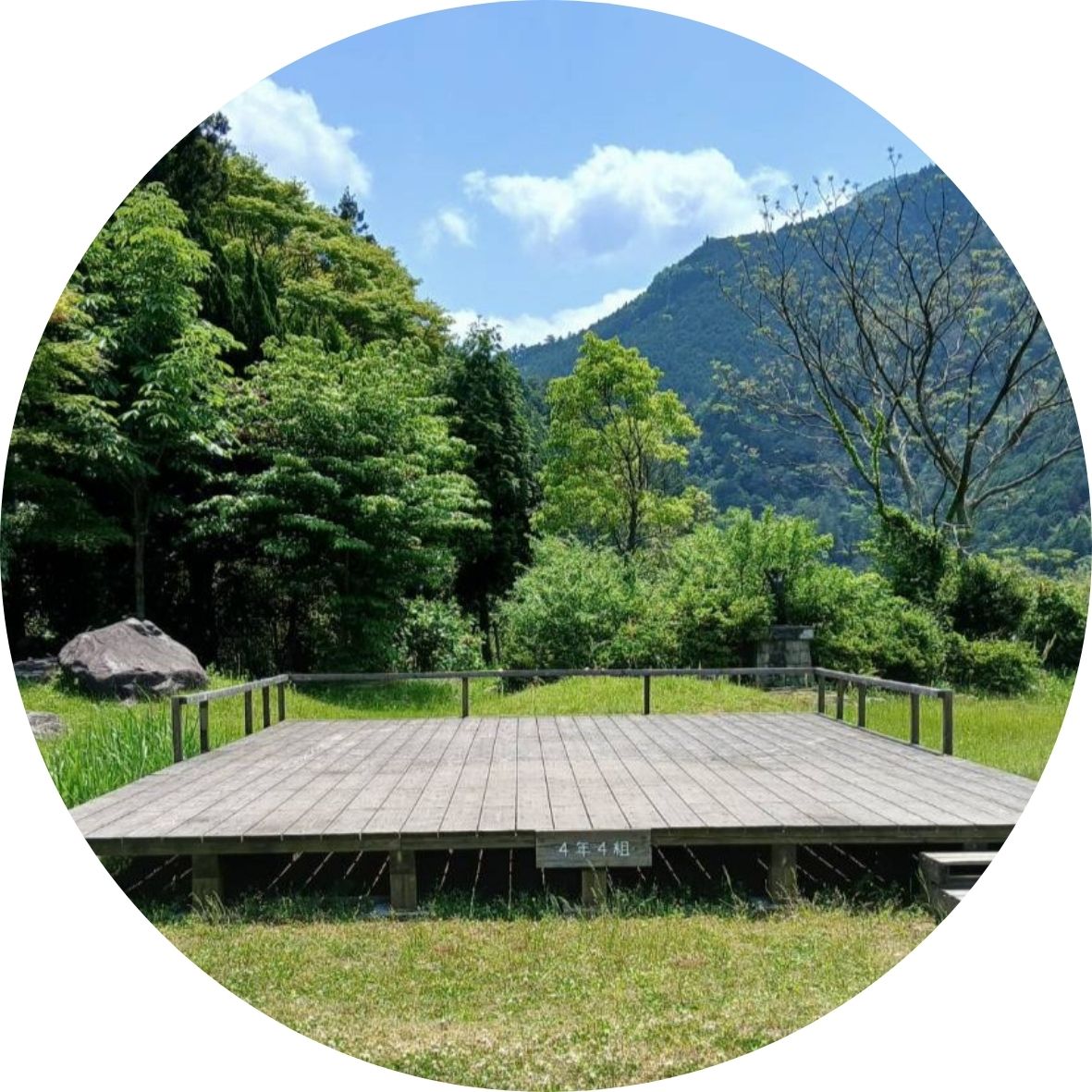 ウッドデッキ区画サイト